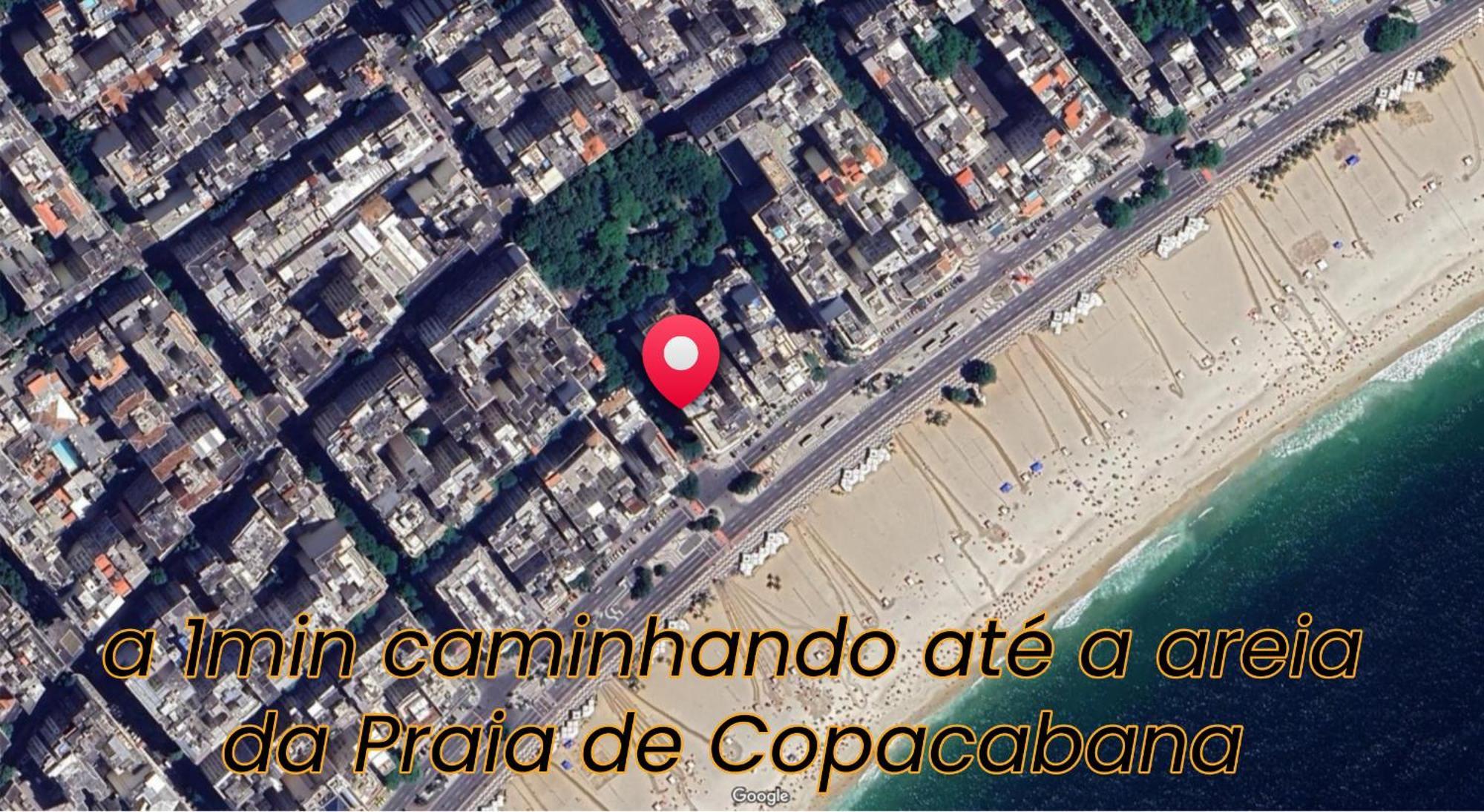 Excelente Apartamento A 1Min Da Praia De Copacabana Ріо-де-Жанейро Екстер'єр фото